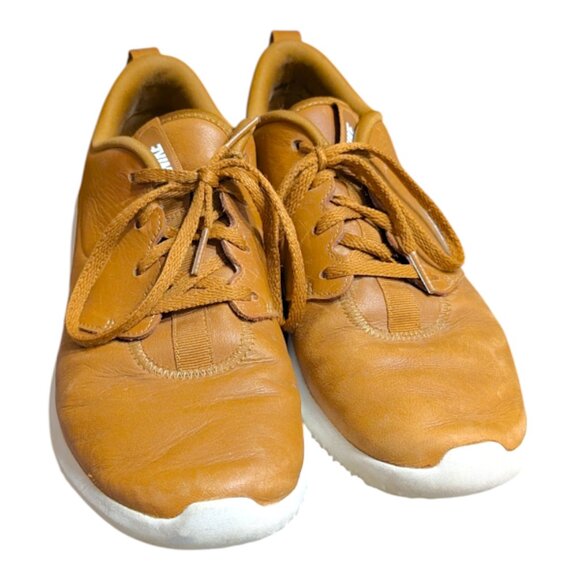 NIKE Roshe G Premium Brown Leather Golf Shoes AA1838 Men's Size 7 - Picture 6 of 10